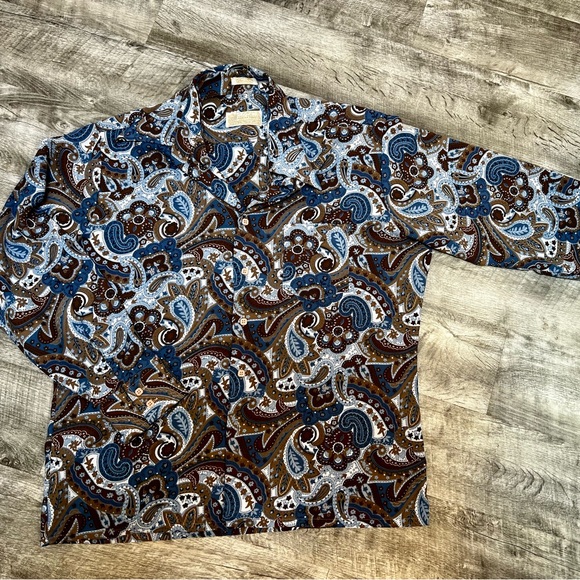 Vintage Sears Kings Road Disco Shirt - Picture 1 of 10